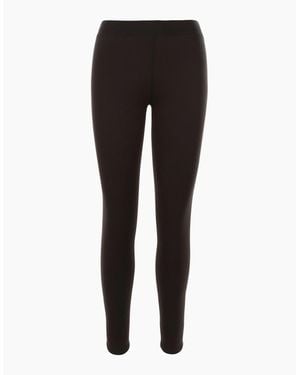 Trespass Ladies Fuzzy Sherpa Leggings - Black