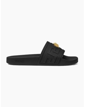 Versace Medusa Sliders - Black