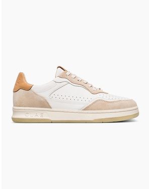 CLAE Adults Low Top Trainers - White