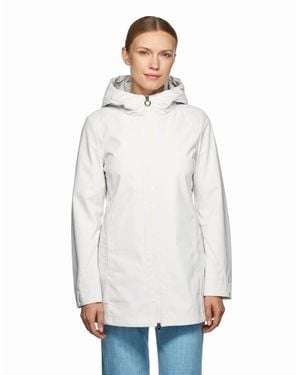 Geox W Spherica Parka Coat - White