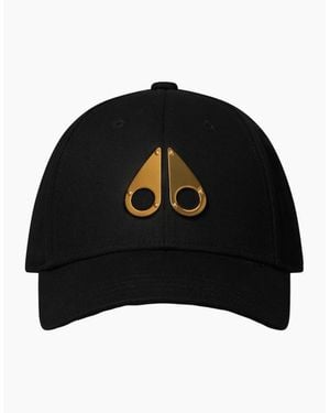 Moose Knuckles Logo Icon Cap - Black