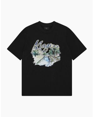 Magrit Seine River Printed T-Shirt - Black