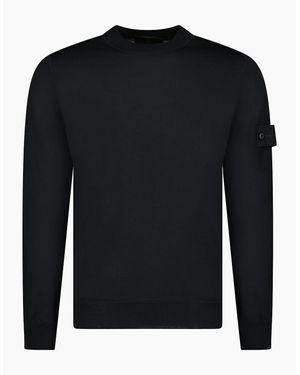 Stone Island Rws Wool Ghost Jumper - Black