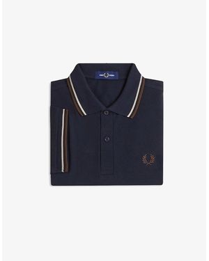 Fred Perry Twin Tipped Polo Shirt - Metallic