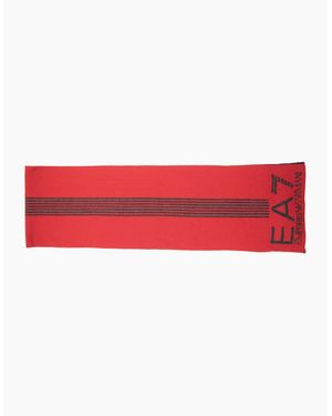 EA7 Montain Logo Scarf - Red