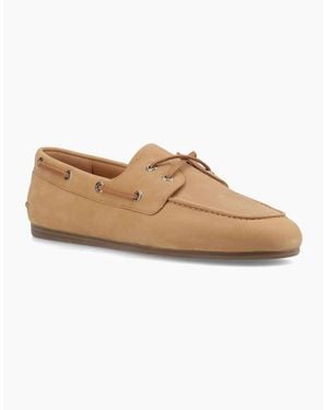 Sperry Top-Sider Sperry Slimboat Boat Leather Tan Boat Shoes - Natural