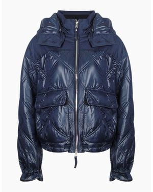 Parajumpers Madina Pencil Dark Padded Jacket - Blue