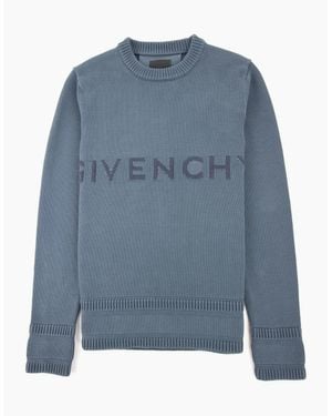 Givenchy 4G Cotton Knit Jumper 464 - Blue