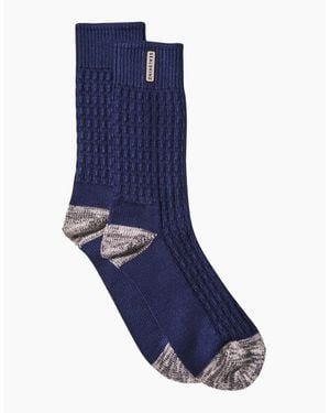 SealSkinz Wroxham Bamboo Mid Length Socks - Blue