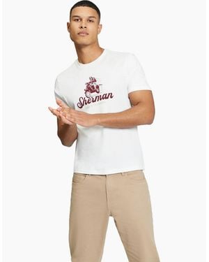 Ben Sherman Race Day Tee Graphic Short Sleeve T-Shirt - White