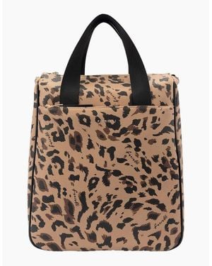 Fiorelli Effie Leopard Patterned Rectangle Shape Backpack - Brown