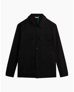 Ted Baker Selwynj Lightweight Wool Blend Jacket - Black