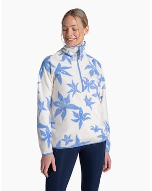 Craghoppers Ladies Reedmace National Trust Half Zip Fleece Top - Blue