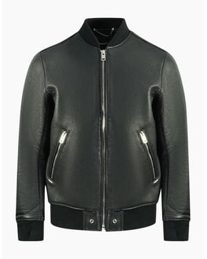 DIESEL L-Bluff Leather Jacket - Black