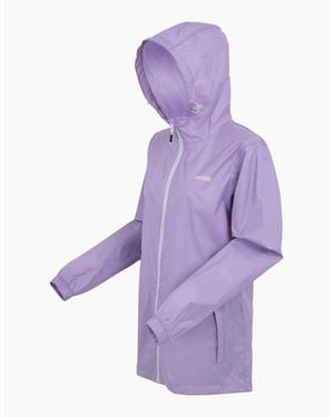 Regatta Ladies Pack It Iii Waterproof Jacket - Purple