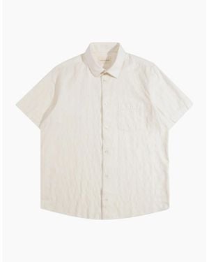 Far Afield Tonal Dobby Classic Shirt - White