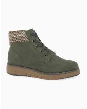 Marco Tozzi Dallas Ankle Boots - Green