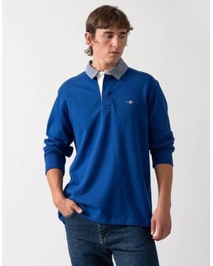 GANT Regular Fit Chambray Heavy Rugger - Blue
