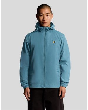 Lyle & Scott Through Hooded Jacket - Blue