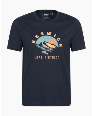 Mountain Warehouse Keswick Short-Sleeved T-Shirt - Blue