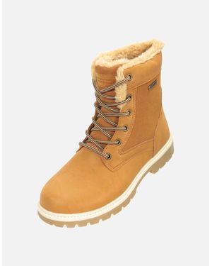 Mountain Warehouse Ladies Thermal Waterproof Ankle Boots - Natural