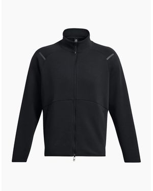 Under Armour Solid Patterned Fleece Jacket - Blue