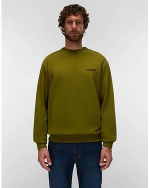 Napapijri Small Box Crew Neck Sweatshirt - Green