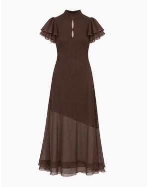 No Emotions Letty Maxi Dress - Brown
