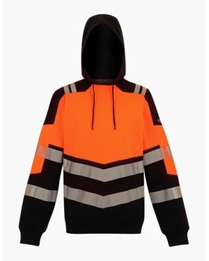 Regatta Professional Adult X-Pro Class 2 Hi-Vis Hoodie - Orange
