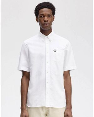 Fred Perry Oxford Shirt - White