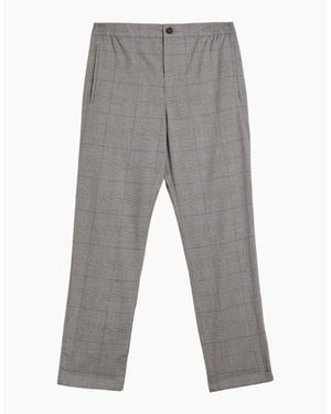 Ted Baker Nicolo Stone Slim Trousers - Grey