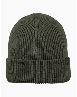 Barts Kinabalu Comfy Cuffed Knitted Beanie Hat - Green