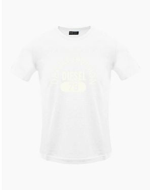 DIESEL Monotone Property Of Denim Division T-Shirt - White