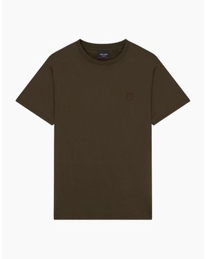 Lyle & Scott Lyle & Scott Branded Chest Logo T-Shirt - Green