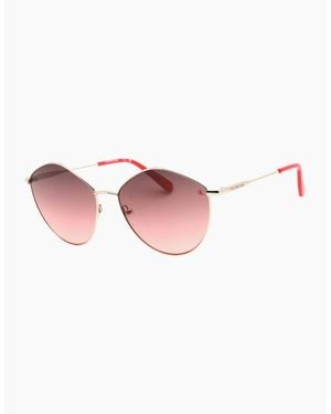 Calvin Klein Framed Gradient Sunglasses - Pink