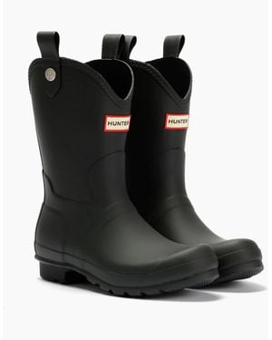 HUNTER Original Cowboy Rubber Wellington Boots - Black