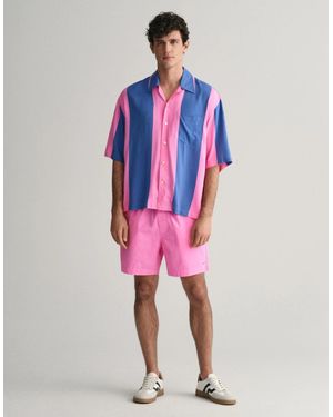 GANT Drawcord Cotton Shorts - Red
