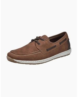 Rieker Boat Shoe 08816-24 - Brown