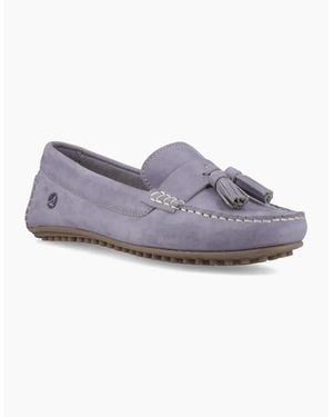 Sperry Top-Sider Sperry Salvador Slip On Nubuck Lilac Moccasins Shoes - Grey