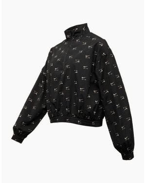 Nike Nike All-Over Logo Thin Jacket - Black