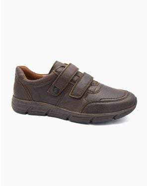 Waldläufer Haslo Velcro 323304 - Brown
