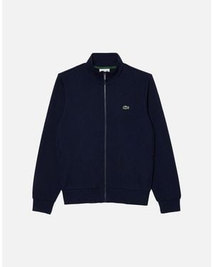 Lacoste Sh9622 Full Zip Fleece Track Top - Blue