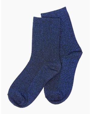 Nooki Design Glitterati Glitter Socks - Blue