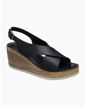 Ravel Branton Wedge Sandals - Black