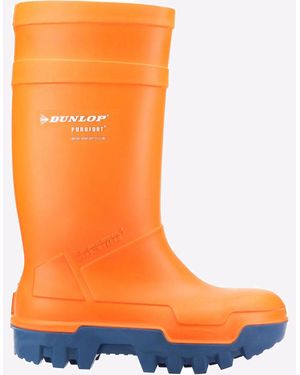 Dunlop Purofort Thermo+ Full Safety Wellingtons - Orange