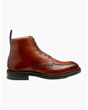 Loake Gisbourne Apron Boot Mahogany - Brown