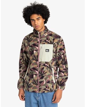 Quiksilver Clean Coast Full Zip Fleece - Grey