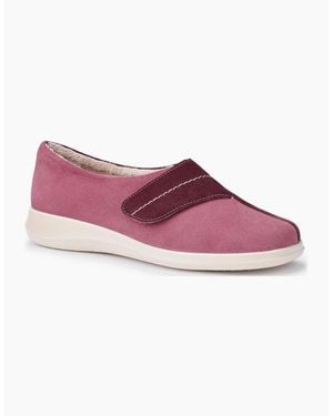 Hotter Wrap Slippers - Pink