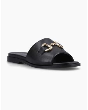 Hush Puppies Lana Mules - Black