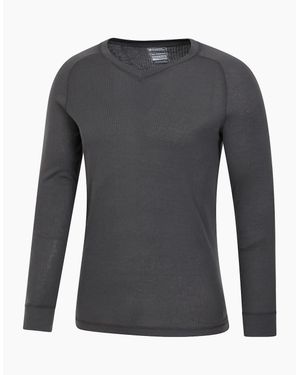 Mountain Warehouse Talus V Neck Thermal Top - Grey